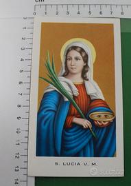 Santino Holy Card "S. Lucia V. M." - 12 BIS