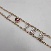 BRACCIALE ORO DIAMANTI RUBINI