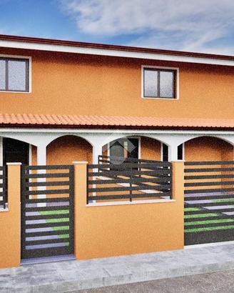 VILLA A SCHIERA A SIMAXIS