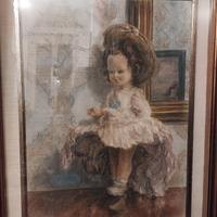 quadro tecnica gessetti 40 x 70