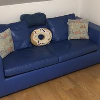 Divano letto Poliform in pelle