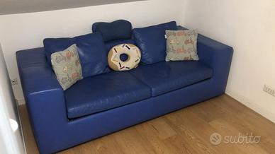 Divano letto Poliform in pelle