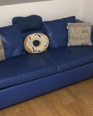 Divano letto Poliform in pelle