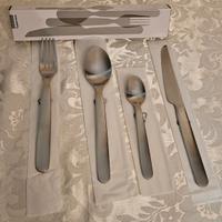 Tupperware - Set 4x posate acciaio - posto tavola