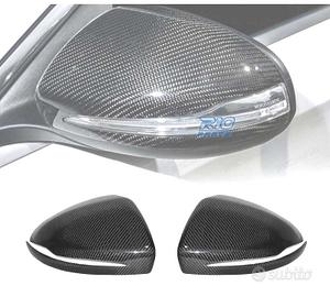 GUSCI SPECCHI PER MERCEDES W205 W222 IN CARBONIO