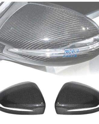 GUSCI SPECCHI PER MERCEDES W205 W222 IN CARBONIO
