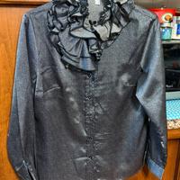 Blusa seta vintage