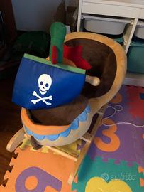 Dondolo Nave Pirata Cavalluccio Altalena Gioco