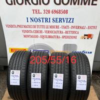 Gomme 205/55/16 Nuove e usate disponibile Montaggi