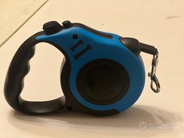 Guinzaglio blu e nero