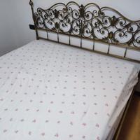Struttura letto matrimoniale ottone 180x210