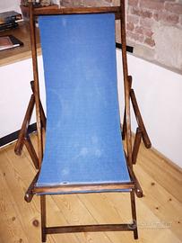 Spiaggina  sdraio anni sessanta originale