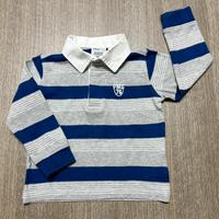Polo bimbo 2 anni a righe grigia/blu Primigi