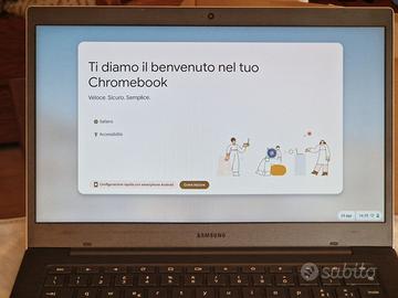 SAMSUNG - GALAXY CHROMEBOOK GO 14" Silver