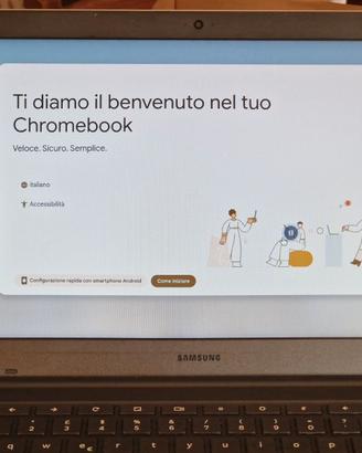 SAMSUNG - GALAXY CHROMEBOOK GO 14" Silver