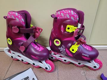 Roller bambina play 5 decathlon + kit protezioni