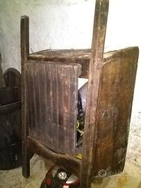 Tramoggia in legno vintage