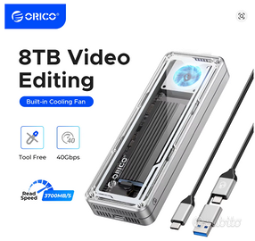 ORICO 40Gbps USB4 M.2 SSD 8TB Thunderbolt 3 4 Mac
