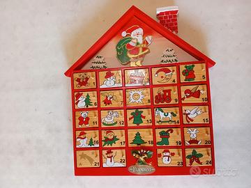 Calendario Avvento - Casetta legno Flamigni nuova