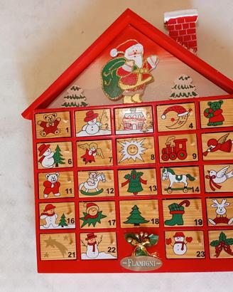 Calendario Avvento - Casetta legno Flamigni nuova