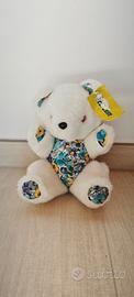 Peluche Vintage Orsetto Dim Fiorellini New