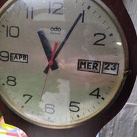 OROLOGIO DA MURO IN LEGNO CON METEO E MIS.UMIDITA'