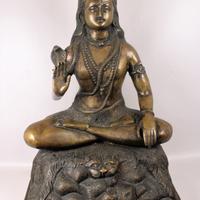 Statua in bronzo di " Shiva " Divinità Indù