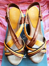 Sandali a zeppa Kammi multicolor