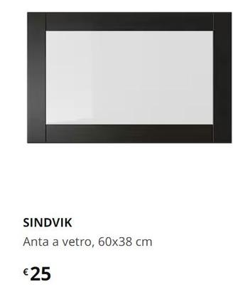 Ante con vetro per mobile Besta Ikea