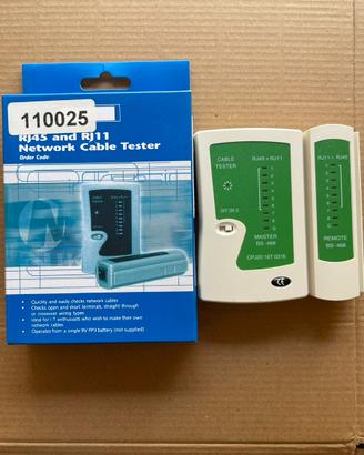 TESTER PER RETI LAN RJ45 e RJ11