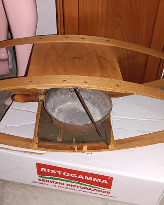 scaldaletto contadino  PRETE completo