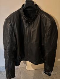 Giacca Yamaha Dainese in pelle con protezioni