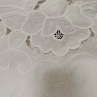 lenzuolo più federe tutto ad intaglio antico 