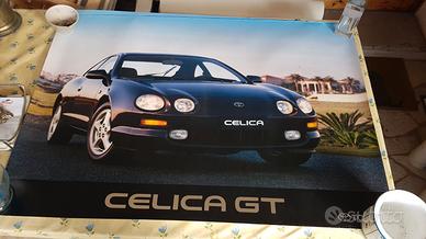 Poster manifesto toyota celica gt made in japan
