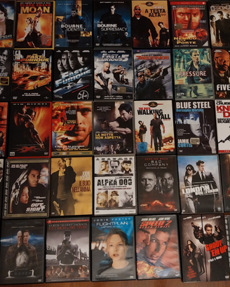 Film d' azione in dvd