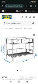 letto a castello Ikea 