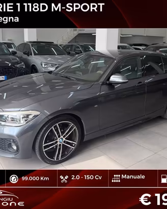 Bmw SERIE 1 118d 5p. Msport FINANZIABILE