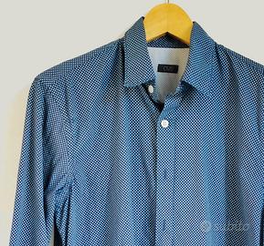 Camicia pois blu taglia Tg S/44