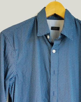 Camicia pois blu taglia Tg S/44