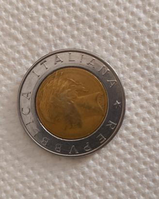 Moneta rara da 500 lire del 1995 con errore 