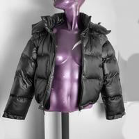 giacca corta oversize puffer