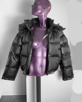 giacca corta oversize puffer