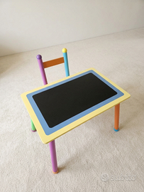 Set Tavolino e sedia per bambini