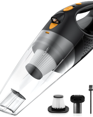 Aspirabriciole Senza Filii con 2 Filtri, Aspirapol