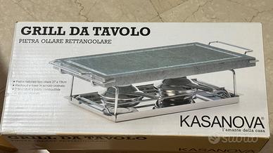 Grill Kasanova in pietra ollare 37×19 cm – 15 €
