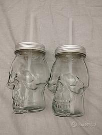 bicchieri con cannuccia 