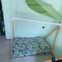 Lettino montessoriano con materasso 160x80 bambini
