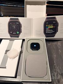Apple Watch Ultra 2 titanio nero maglia milanese