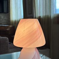 Lampada da tavolo a fungo in vetro di Murano