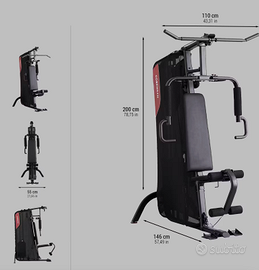 Attrezzo a carichi guidati HOME GYM 900 palestra